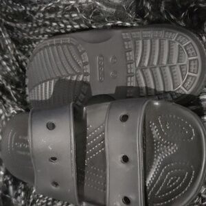 Crocs Black Slide Sandals